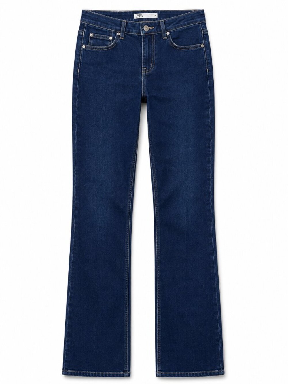 Zara‎ Women's Blue Mid Rise Stretch Skinny Slim Fit Denim Jeans